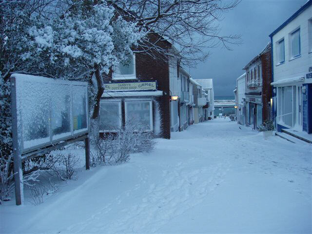 Helgoland im Schnee/Steanaker