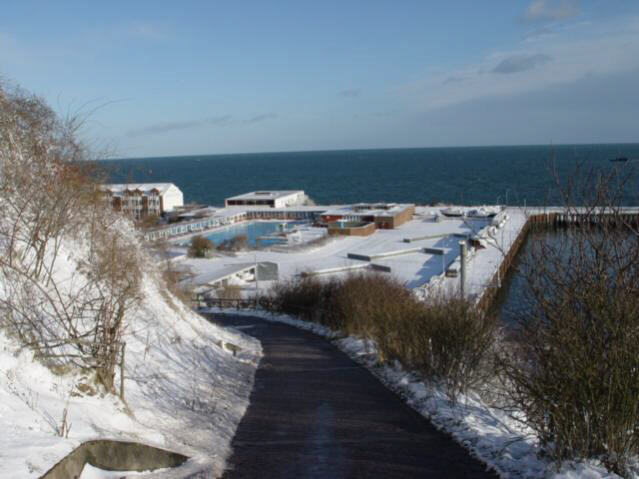 Helgoland im Schnee/Millstdter Weg