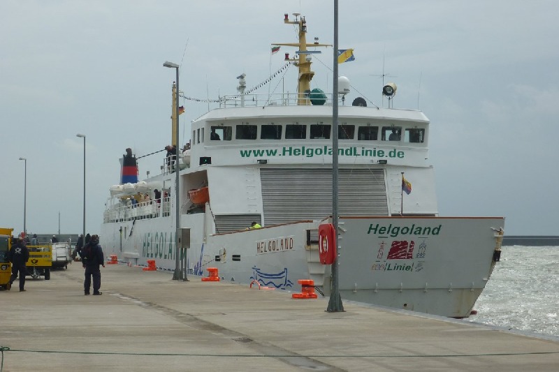 MS Helgoland im Helgoländer Südhafen.