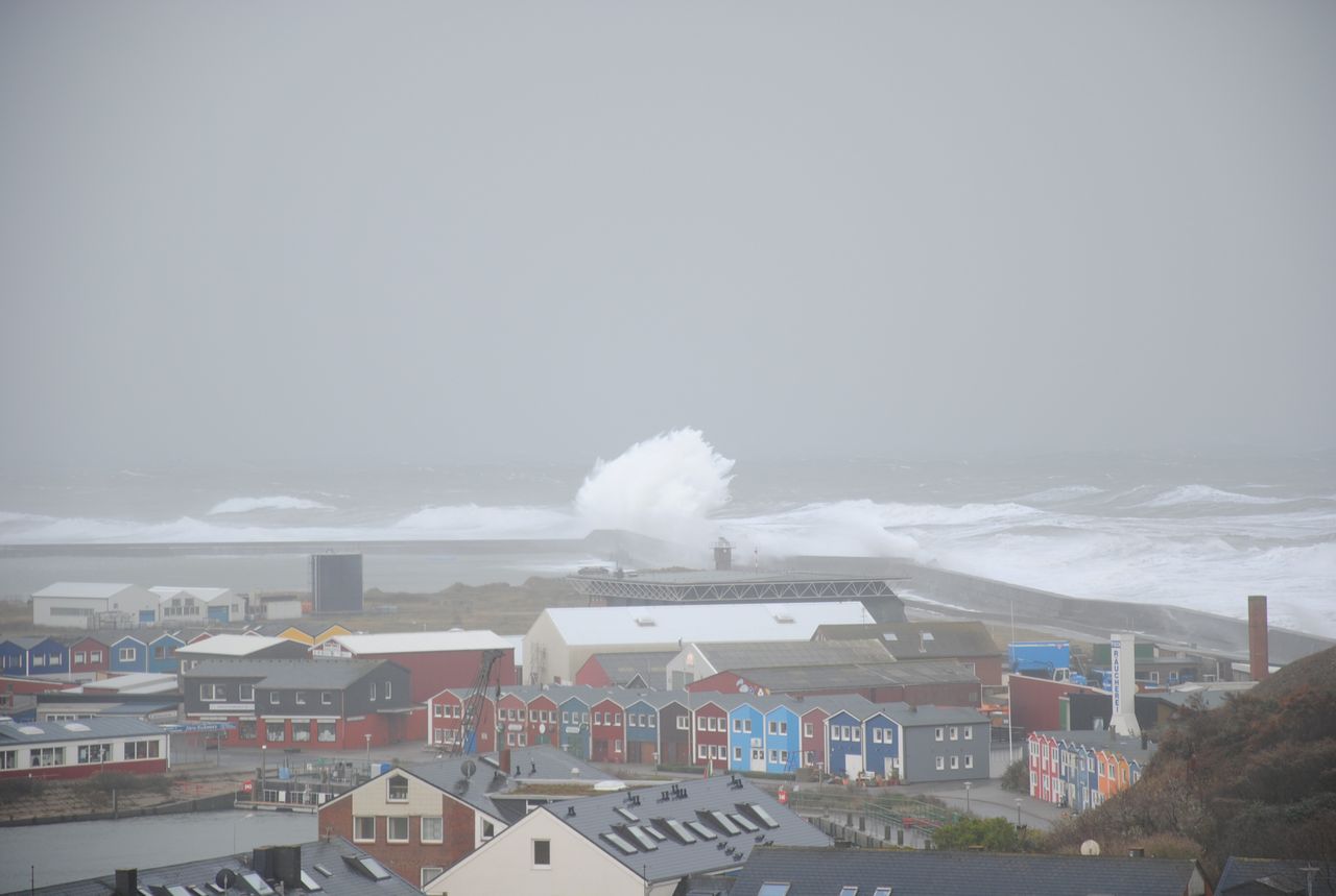 der Sturm am 12.11.2010 auf Helgoland.