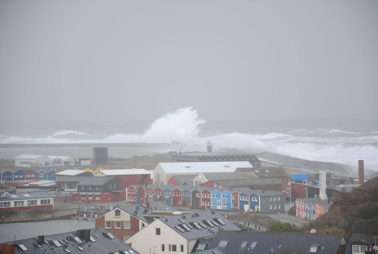 der Sturm am 12.11.2010 auf Helgoland.