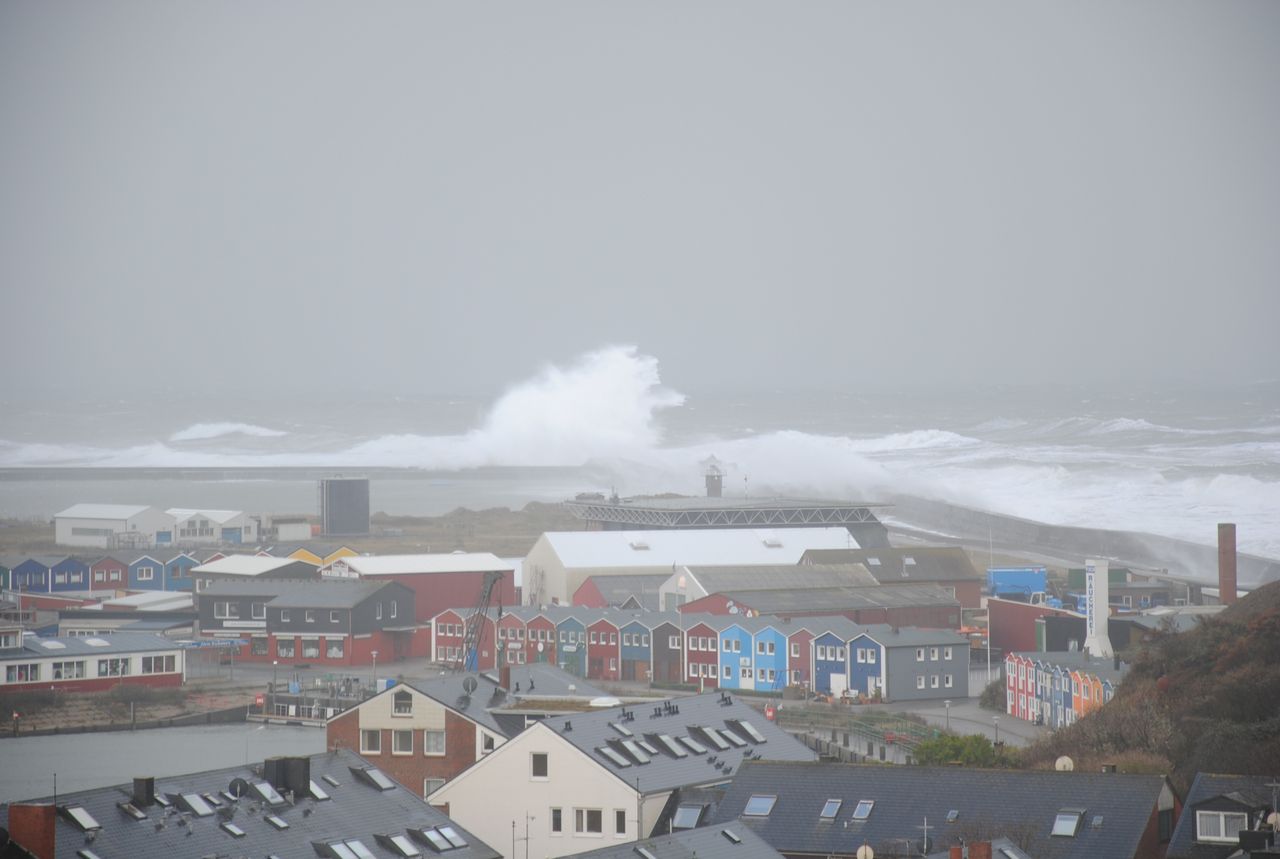 der Sturm am 12.11.2010 auf Helgoland.