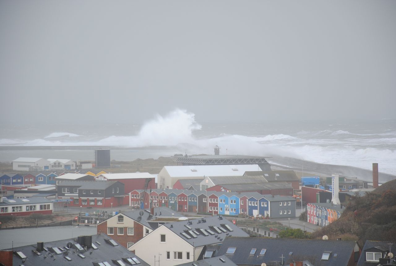 der Sturm am 12.11.2010 auf Helgoland.