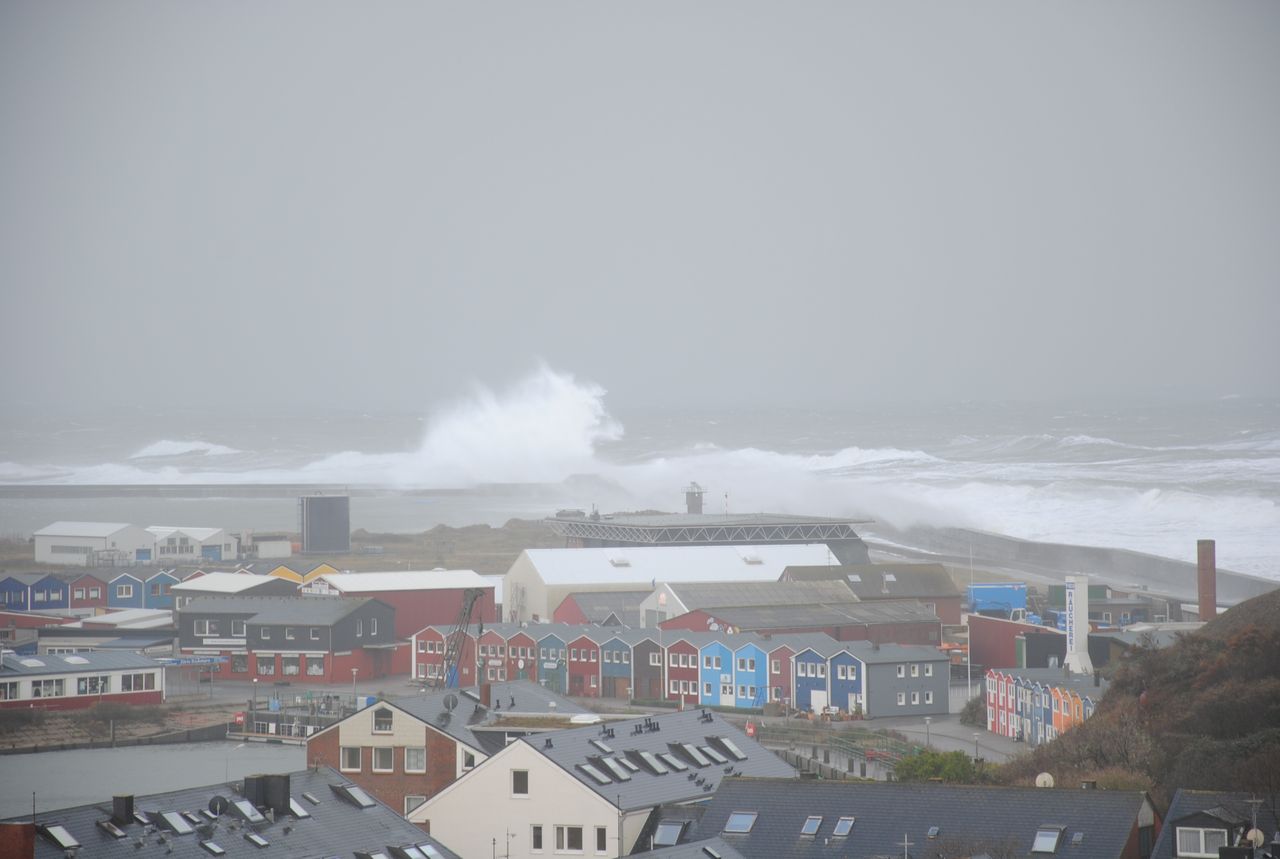 der Sturm am 12.11.2010 auf Helgoland.