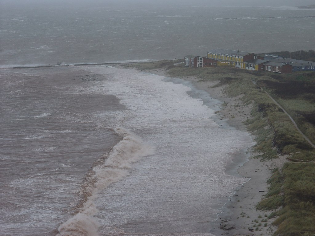 der Sturm am 12.11.2010 auf Helgoland.