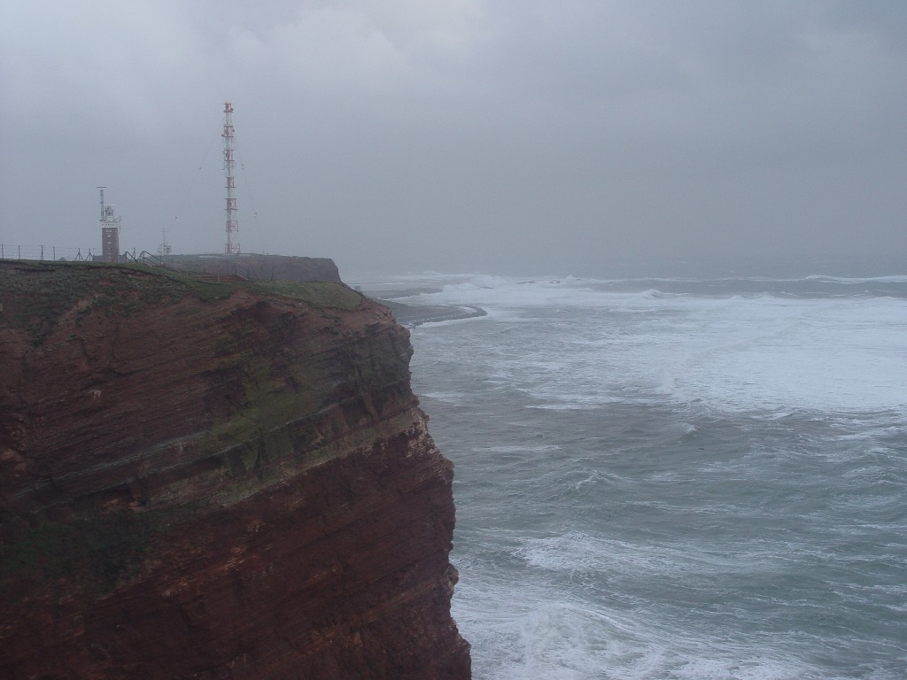 der Sturm am 12.11.2010 auf Helgoland.