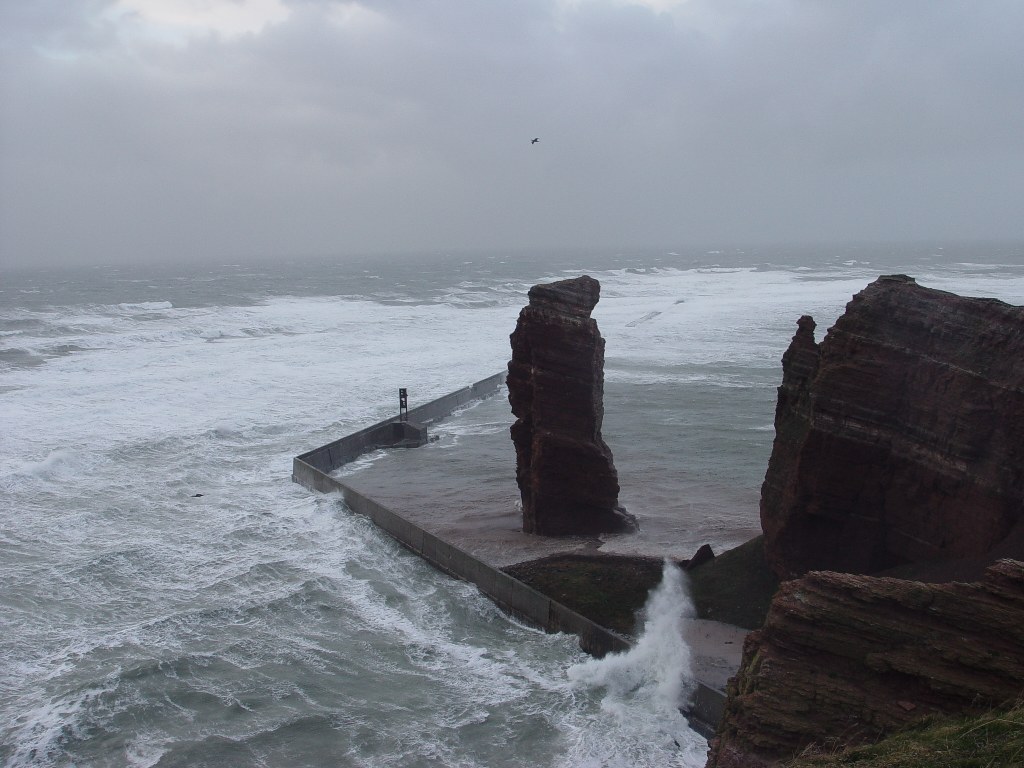der Sturm am 12.11.2010 auf Helgoland.