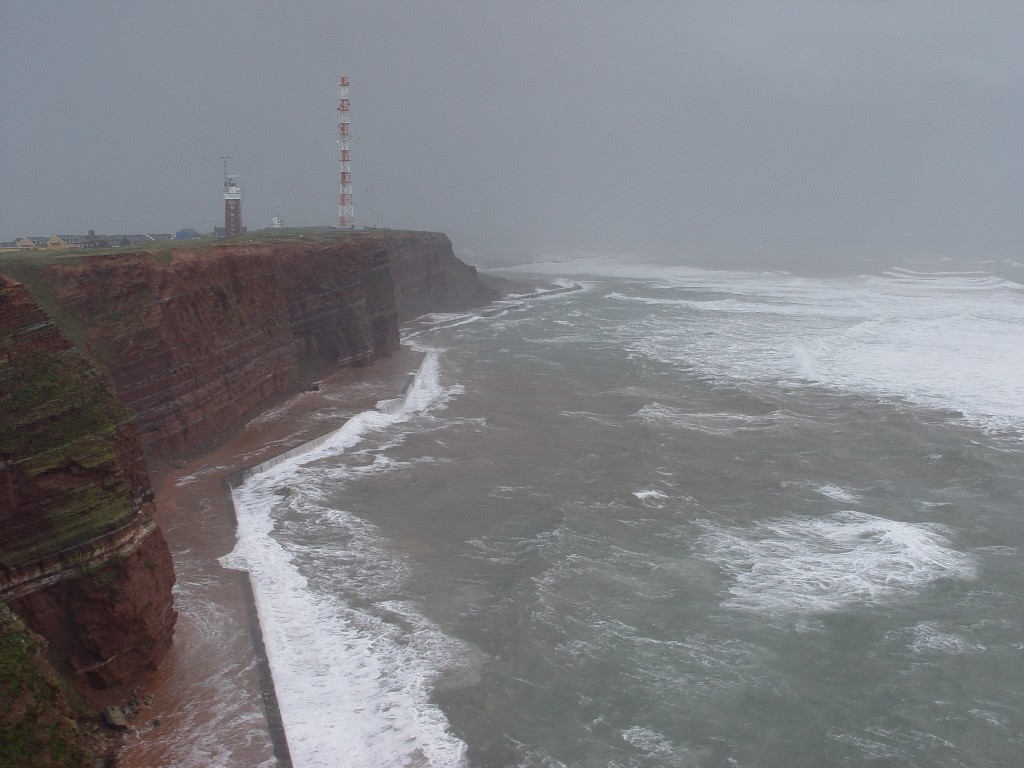 der Sturm am 12.11.2010 auf Helgoland.