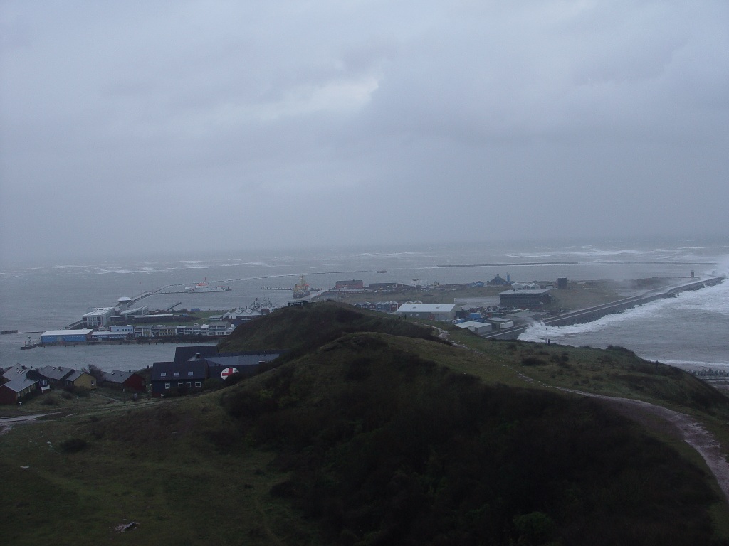 der Sturm am 12.11.2010 auf Helgoland.
