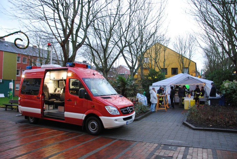 Die Informationsveranstaltung der Freiwilligen Feuerwehr Helgoland.