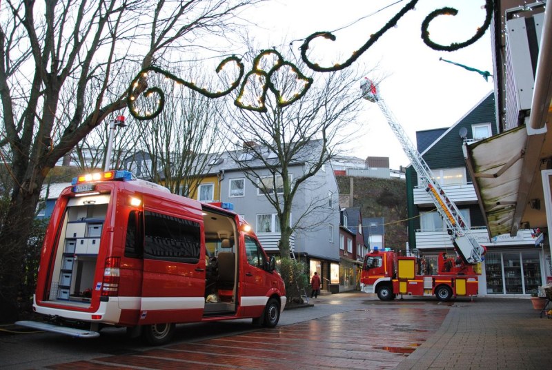 Die Informationsveranstaltung der Freiwilligen Feuerwehr Helgoland.