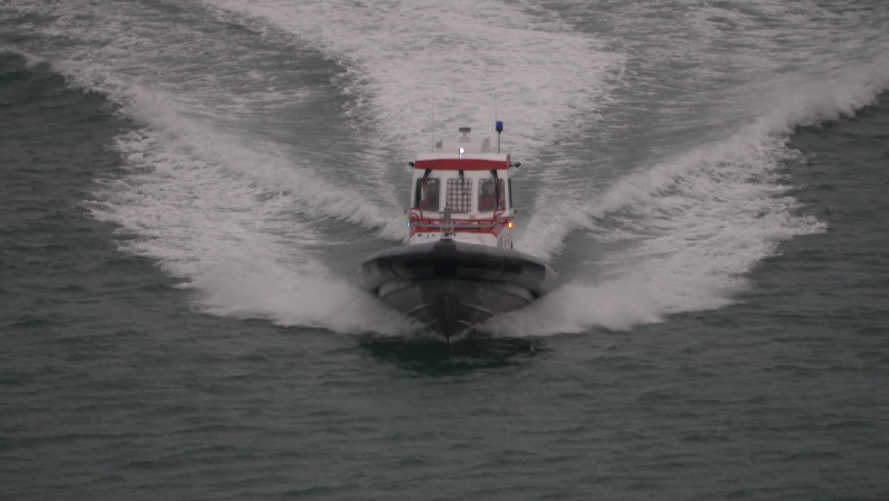 Das neue Tochterboot des Seenotrettungskreuzers Hermann Marwede.