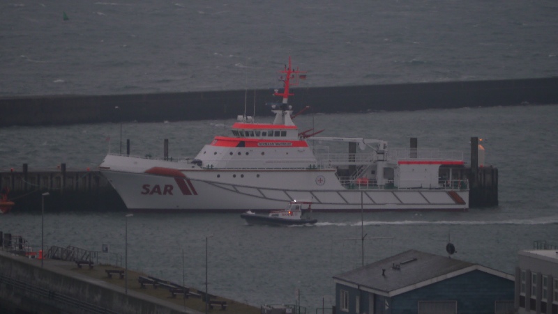 Das neue Tochterboot des Seenotrettungskreuzers Hermann Marwede.