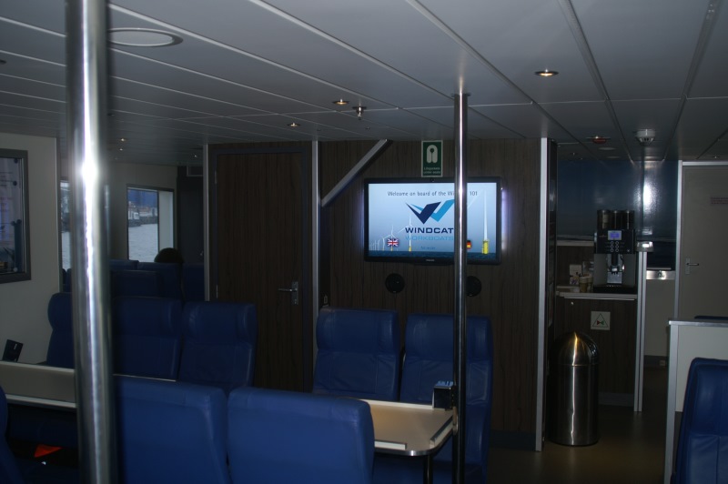 Der Windcat 101-Innenraum.