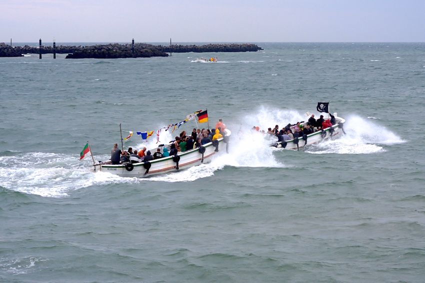 Bilder der Börtebootregatta.
