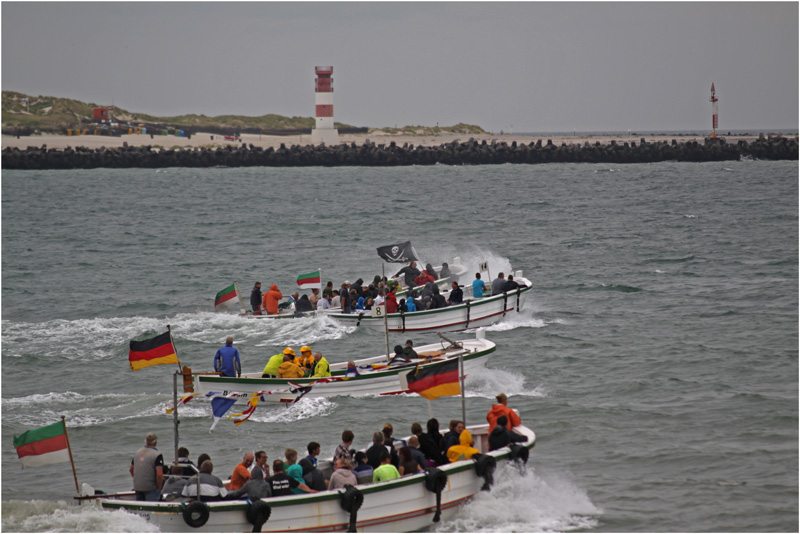 Bilder der Börtebootregatta.