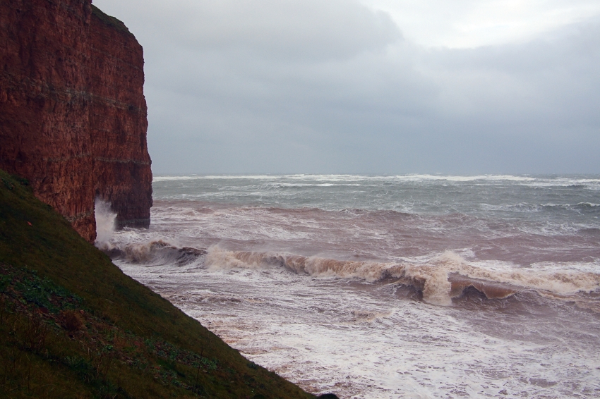 Sturmbilder vom Sturm am 22.10.2014 auf Helgoland.