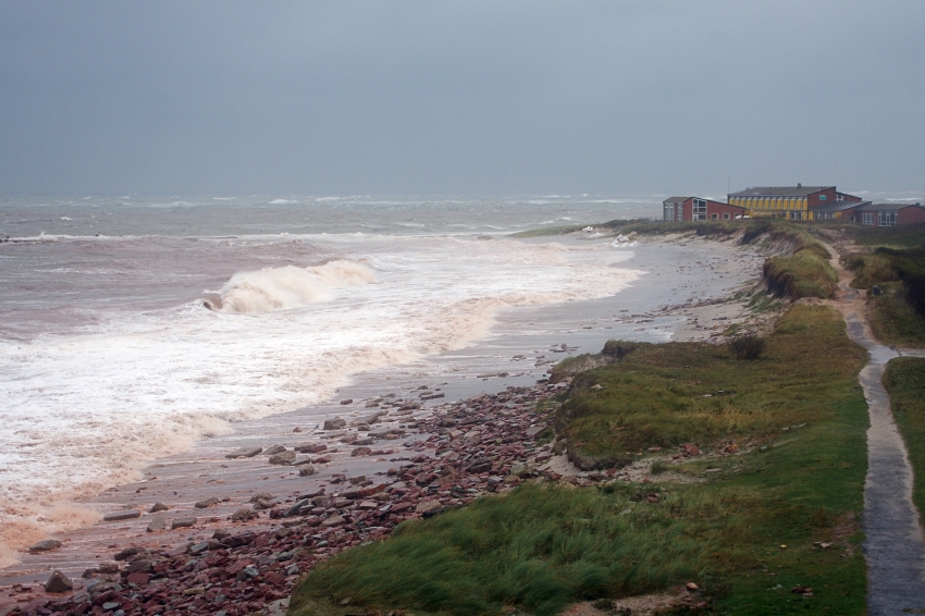 Sturmbilder vom Sturm am 22.10.2014 auf Helgoland.