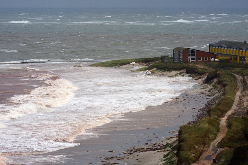 Sturmbilder vom Sturm am 22.10.2014 auf Helgoland.