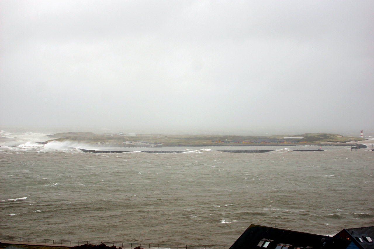 Sturmbilder vom Sturm am 22.10.2014 auf Helgoland.