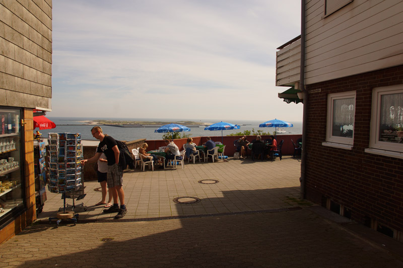 Cafe Krebsi auf Helgoland.