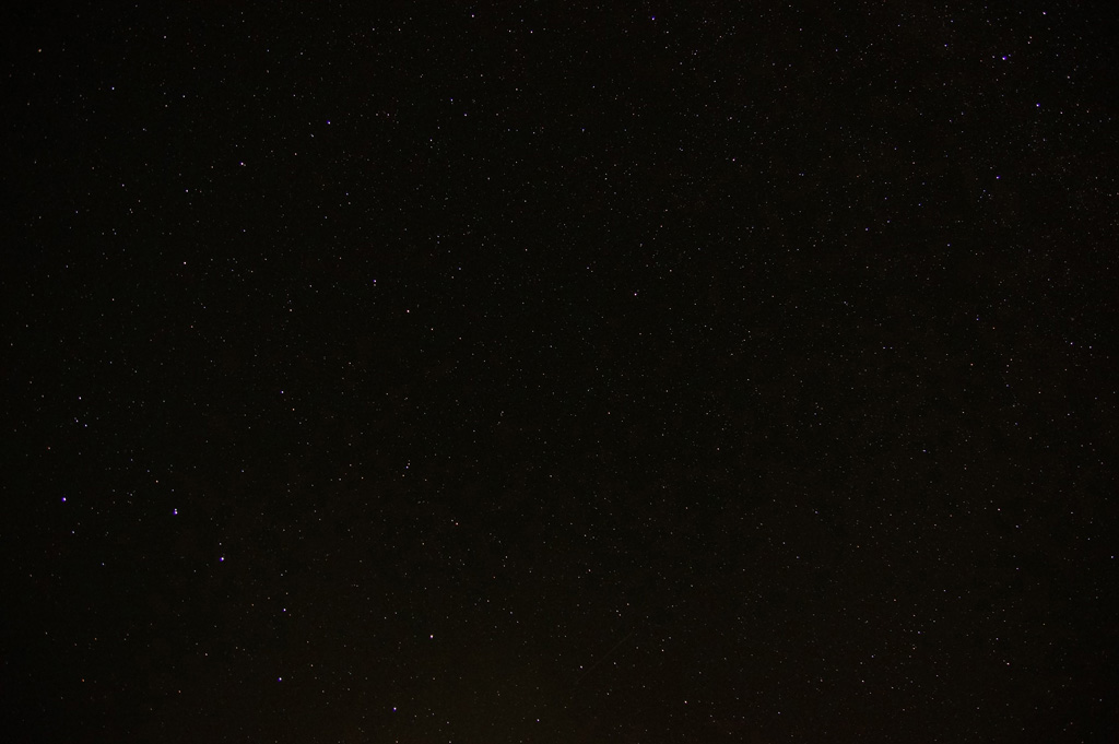Der Große Wagen an Helgolands Sternenhimmel.