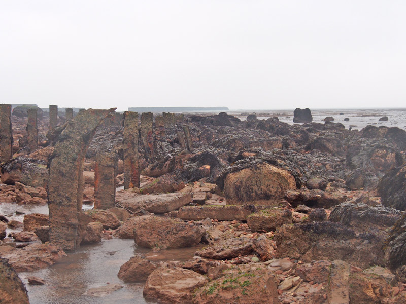 Am Nordstrand Helgolands bei starkem Niedrigwasser.