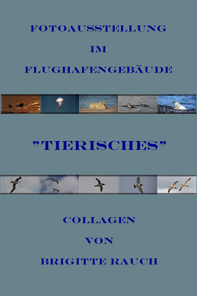 Ein Bild aus der Brigitte-Rauch-Ausstellung im Flughafen.