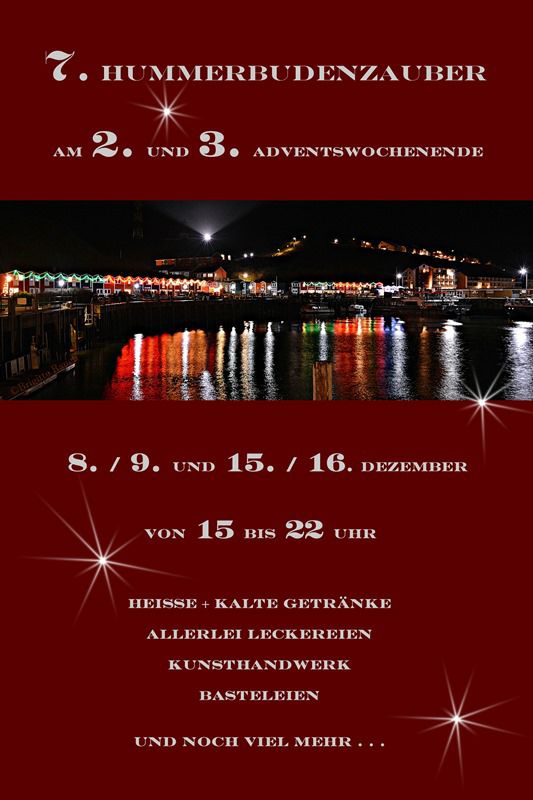 Das Plakat von Brigitte Rauch zum Hummerbudenzauber 2017.