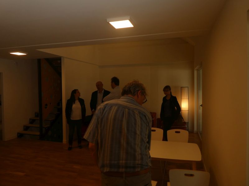 Musterhausbesichtigung Baumaßnahme Wohnungen Leuchtturmstraße.