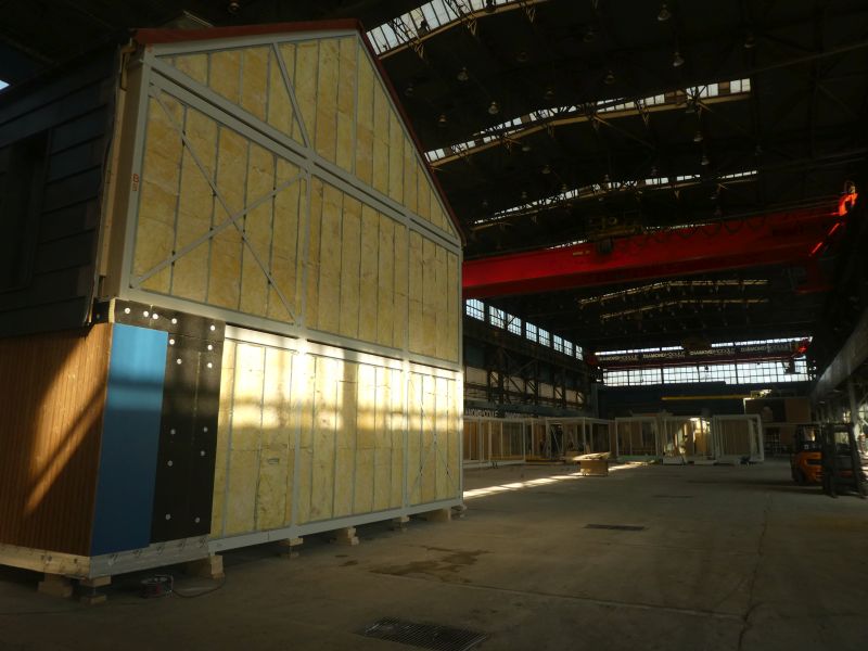 Musterhausbesichtigung Baumaßnahme Wohnungen Leuchtturmstraße.