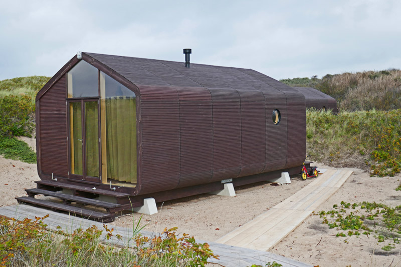 Wikkelhaus auf der Düne.