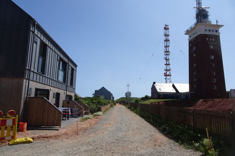 Neubauprojekt Wohnen am Leuchtturm auf Helgoland.