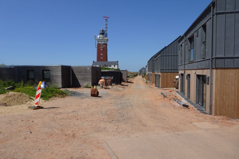 Neubauprojekt Wohnen am Leuchtturm auf Helgoland.