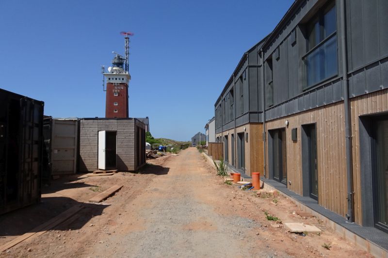 Neubauprojekt Wohnen am Leuchtturm auf Helgoland.