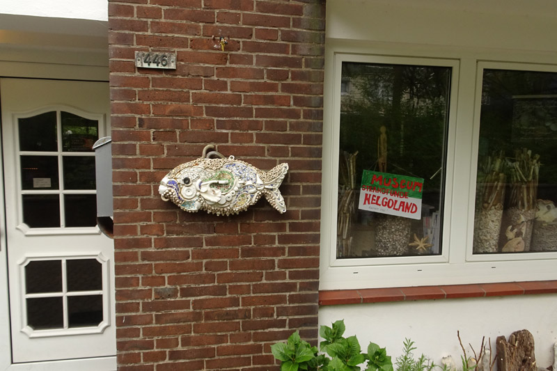 Haus Neptun am Hingstgars im Oberland von Helgoland.
