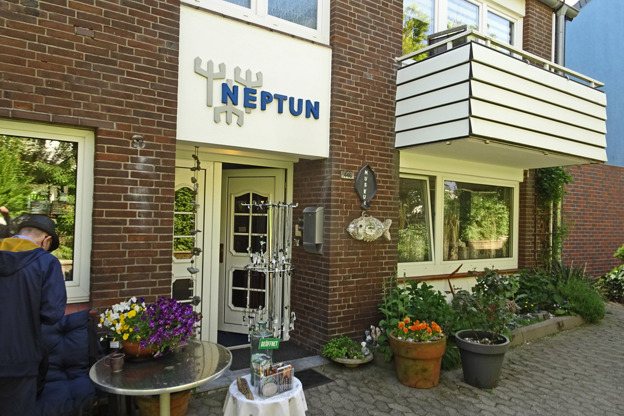 Haus Neptun auf Helgoland.