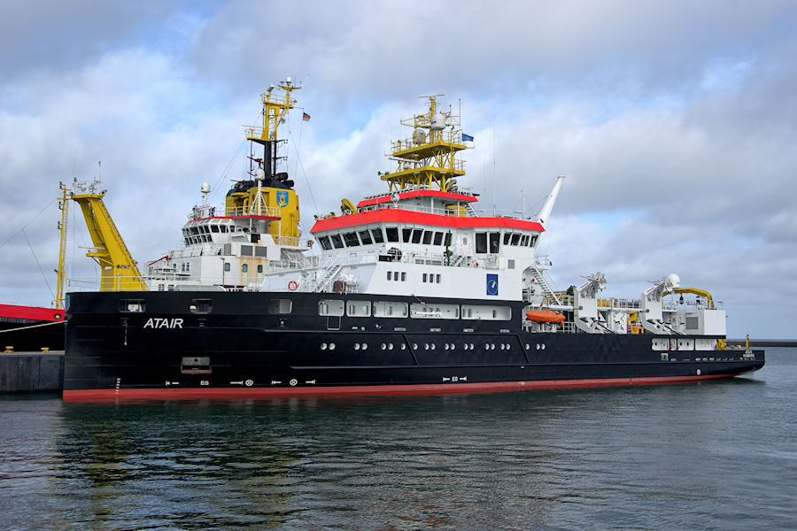 Das neue Schiff Atair des Bundesamts für Seeschifffahrt und Hydrographie.
