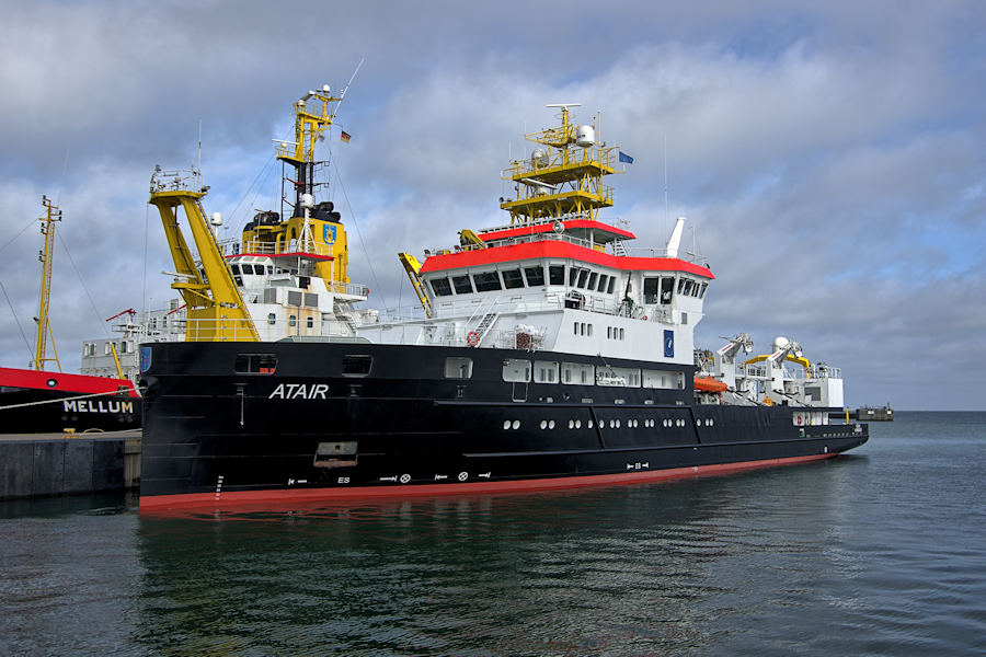 Das neue Schiff Atair des Bundesamts für Seeschifffahrt und Hydrographie.
