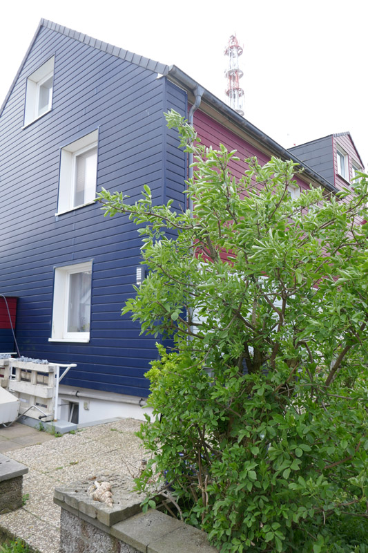 Die Cuxhavener Straße auf Helgoland.