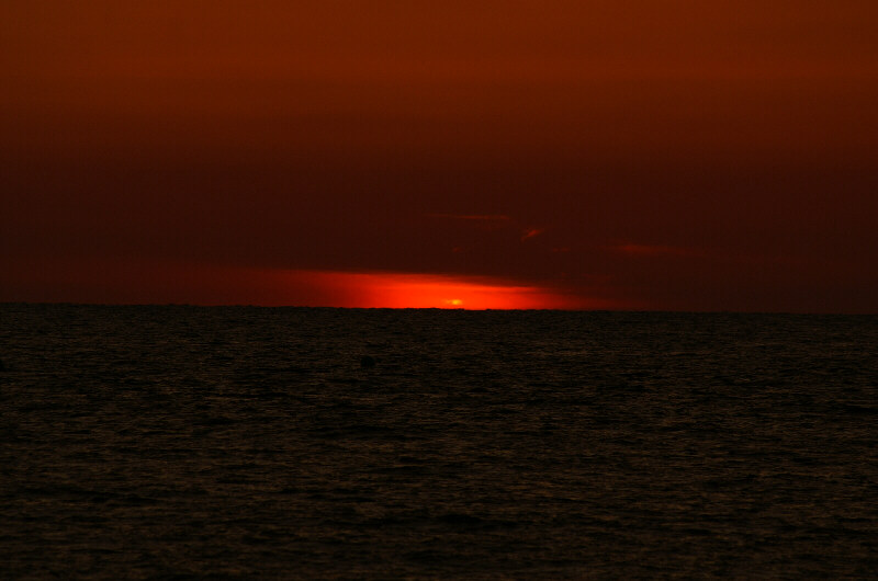 Sonnenuntergang vom 7.6.2006