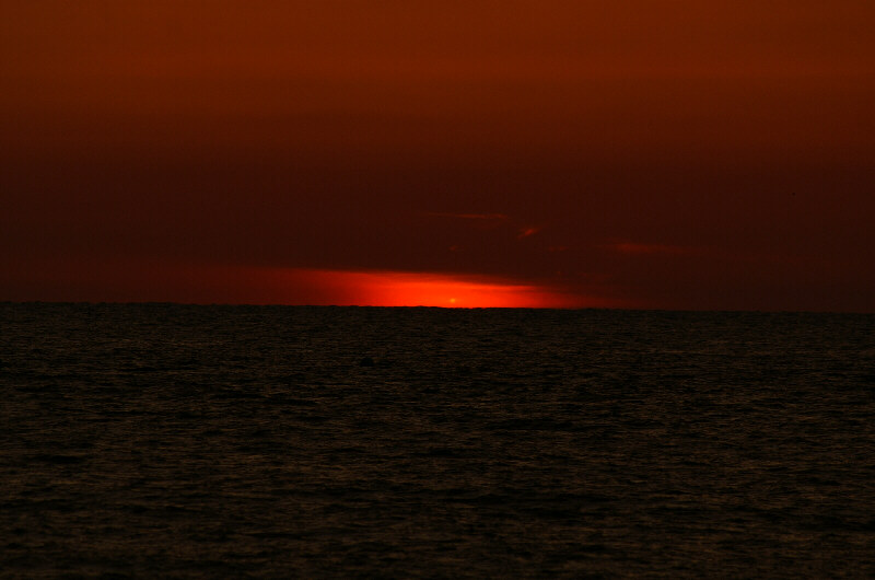 Sonnenuntergang vom 7.6.2006