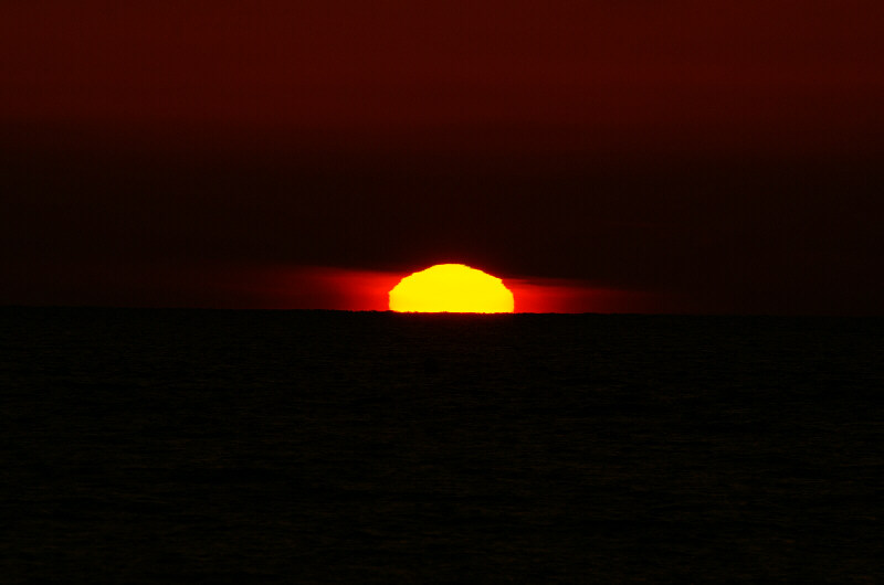 Sonnenuntergang vom 7.6.2006