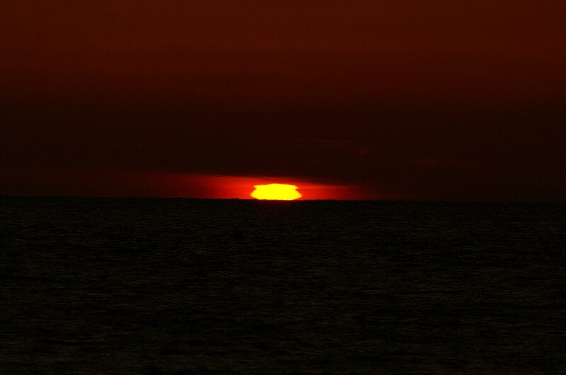 Sonnenuntergang vom 7.6.2006