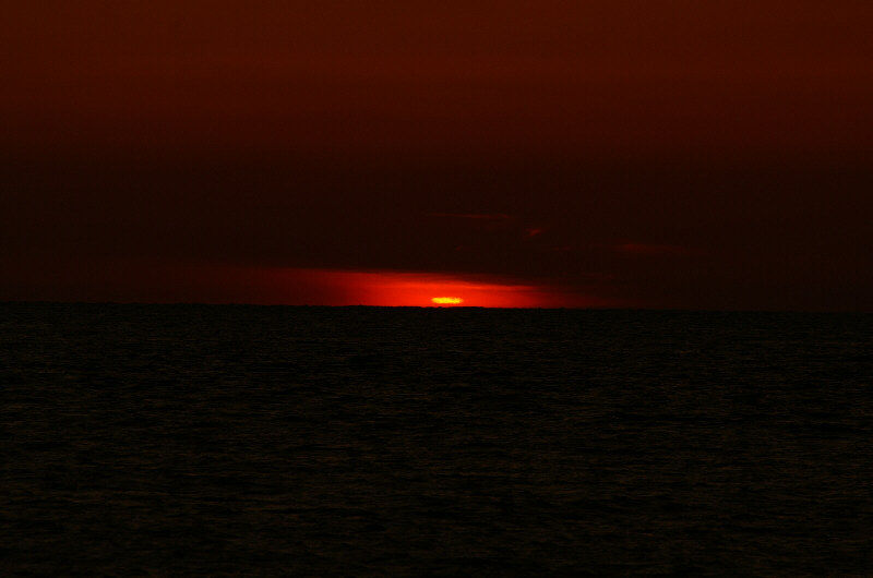 Sonnenuntergang vom 7.6.2006