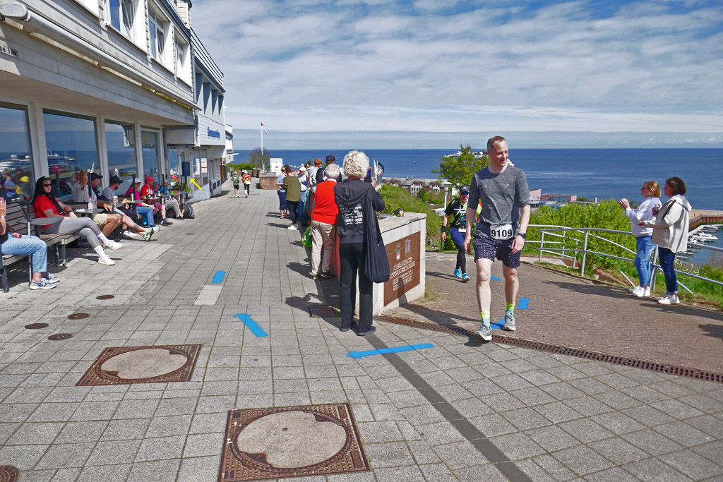 Der Falmmarkt auf Helgoland.