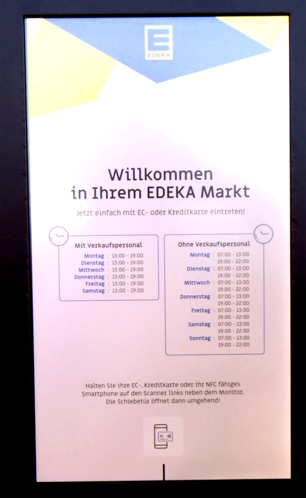 Dr digita Türöffner des Falmmarkts auf Helgoland.
