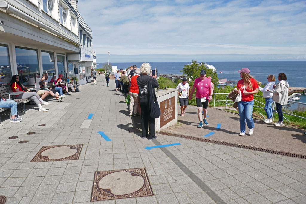 Edeka Falmmarkt auf Helgoland.