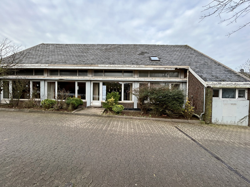 Das zerfallende Evangelische Gemeindehaus auf Helgoland.