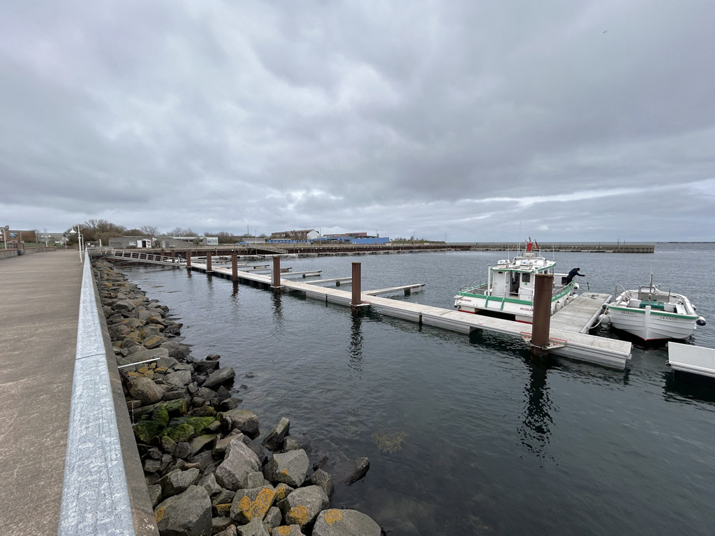 Am 18. und 19. April wurde die Pontonanlage des Wassersportclub Helgoland in den Nordosthafen gelegt.